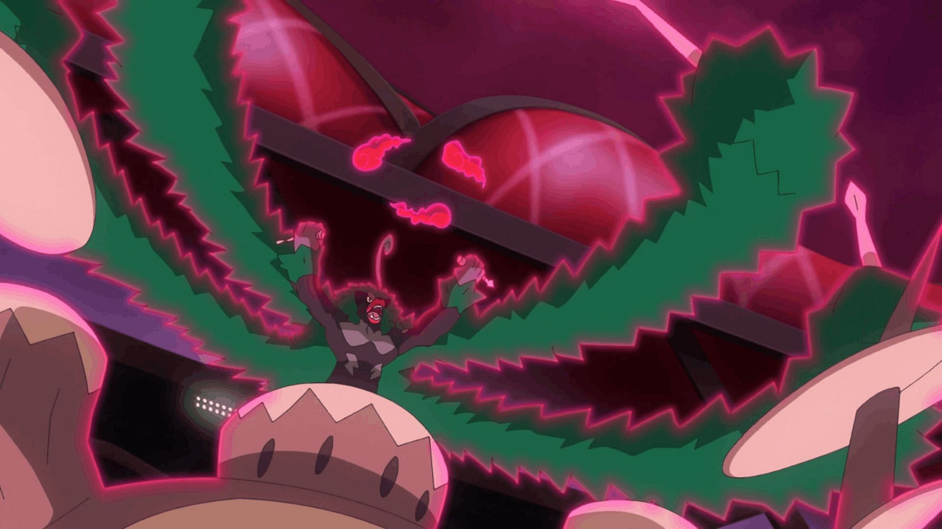 Gigantamax Rillaboom in the anime (Image via TPC)